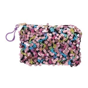 Wonder Nation Mini Sequin Keychain Pouch